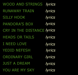 Song List